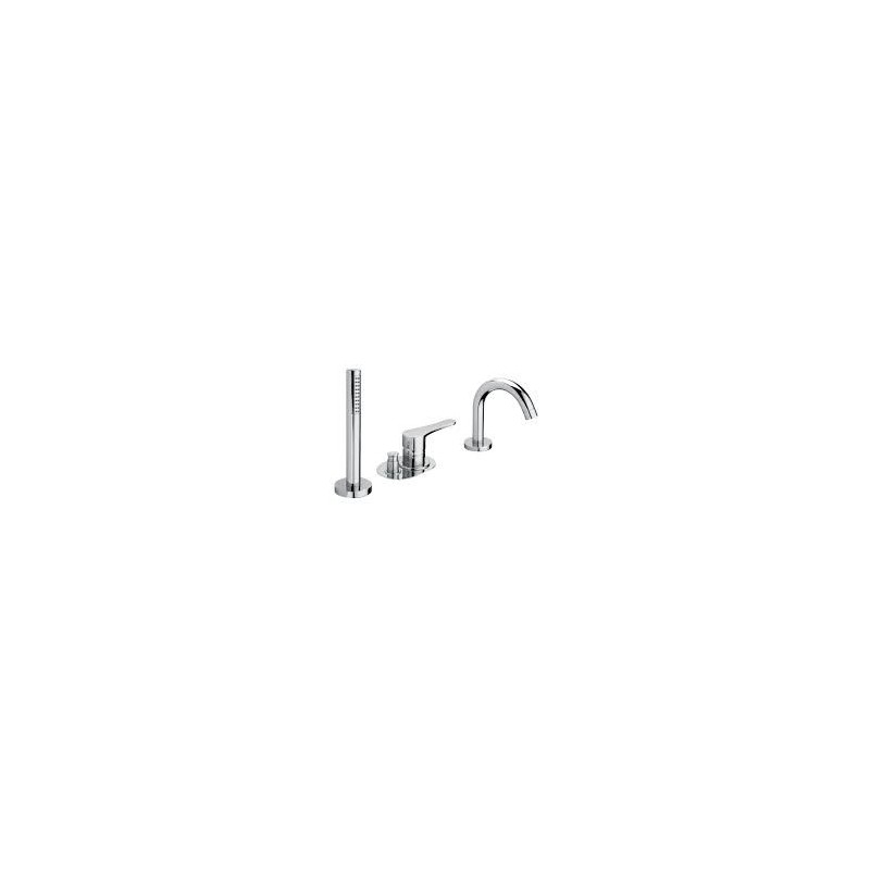 O'CLOCK GREEN Deck bath mixer with shower set duplex 14531-D BONGIO RUBINETTERIE  - 1