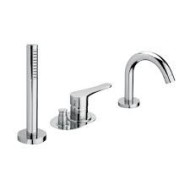 O'CLOCK GREEN Deck bath mixer with shower set duplex 14531-D BONGIO RUBINETTERIE  - 1
