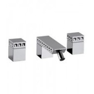 PURE GLAME Wandarmatur Bidet 3 - loch mit Abfall clic-clac 6P503SW