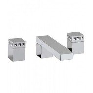 PURE GLAME Groupe évier 3 trous avec vidanger clic-clac 6P501SW