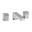 PURE GLAME Groupe évier 3 trous avec vidanger clic-clac 6P501SW