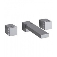 PURE GLAME Groupe évier encastré 3 trous avec Bouche 220mm 6P538/22