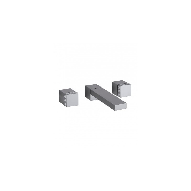 PURE GLAME Groupe évier encastré 3 trous avec Bouche 220mm, conçu pour le montage sur Open Box 6p538/22 OPEN BOX