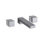 PURE GLAME LUX Groupe évierencastré 3 trous avec Bouche 220mm , conçu pour le montage sur Open Box 6L538/22OPEN BOX