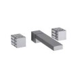PURE GLAME LUX Groupe évierencastré 3 trous avec Bouche 220mm , conçu pour le montage sur Open Box 6L538/22OPEN BOX