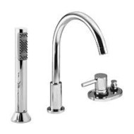 T MIX Groupe Bord de bain avec set de douche Chrome  Bongio 32531-D BONGIO RUBINETTERIE  - 1