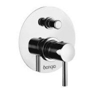 T MIX Encastré Mixer de douche avec déviateur Chrome  Bongio 32529 BONGIO RUBINETTERIE  - 1