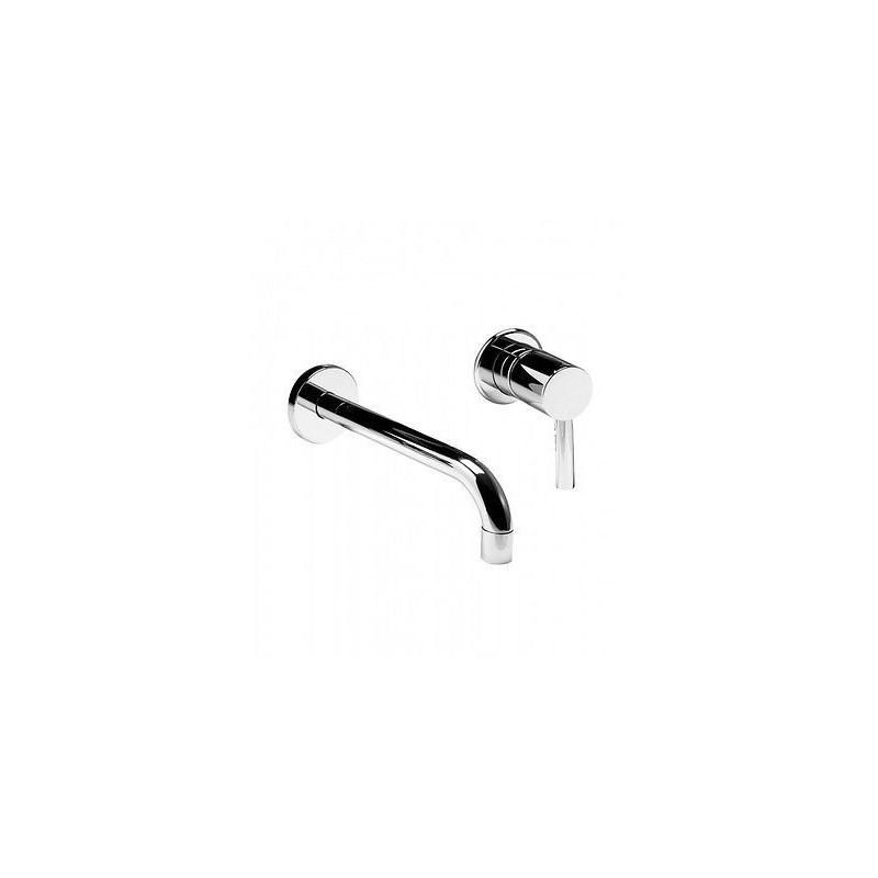 T MINI MIX Mixer évier à mur avec la bouche da 220mm Chrome  Bongio 34538-22 BONGIO RUBINETTERIE  - 1