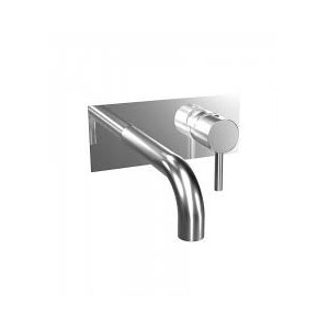 T MINI MIX Mixer évier Un mur avec plaque et Bouche 220mm  Chrome  Bongio 34539-22 BONGIO RUBINETTERIE  - 1