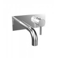 T MINI MIX Mixer évier Un mur avec plaque et Bouche 220mm  Chrome  Bongio 34539-22 BONGIO RUBINETTERIE  - 1