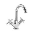 T CROSS Single hole basin mixer with pop-up waste 1.1/4" Chrome  Bongio 30421 BONGIO RUBINETTERIE  - 1
