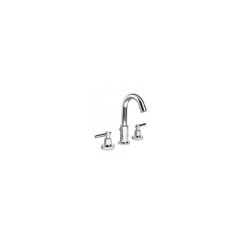 T LEVER Batterie Sink Tre trous complete échappement 1.1/4" Chrome  Bongio 31501 BONGIO RUBINETTERIE  - 1