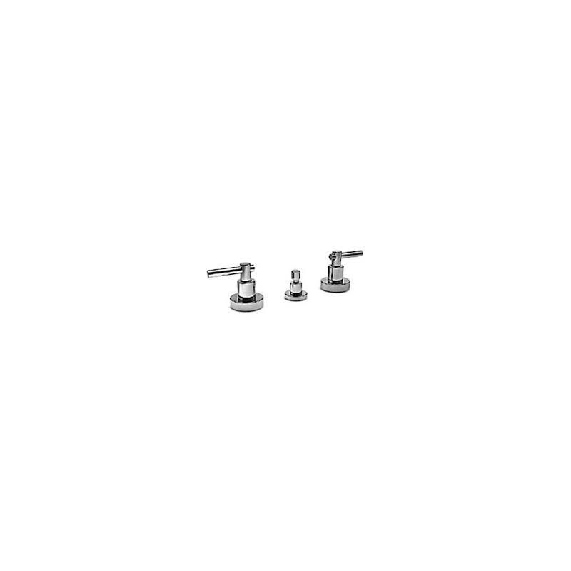 T LEVER Bidet mixer Tre holes with pop-up waste 1.1/4" Chrome  Bongio 31502 BONGIO RUBINETTERIE  - 1