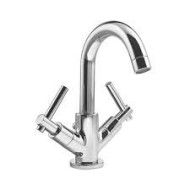 T LEVER Einloch Armatur mit Ablaufgarnitur 1.1/4" Chrome  Bongio 31521 BONGIO RUBINETTERIE  - 1