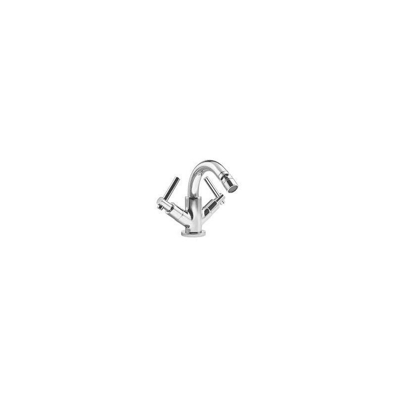 T LEVER Single hole bidet mixer swivel spout and pop-up waste 1,1/4" Chrome  Bongio 31522-BG BONGIO RUBINETTERIE  - 1