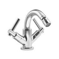T LEVER Single hole bidet mixer swivel spout and pop-up waste 1,1/4" Chrome  Bongio 31522-BG BONGIO RUBINETTERIE  - 1