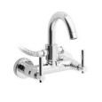 T LEVER External bath mixer with shower set duplex Chrome  Bongio 31536-D BONGIO RUBINETTERIE  - 1
