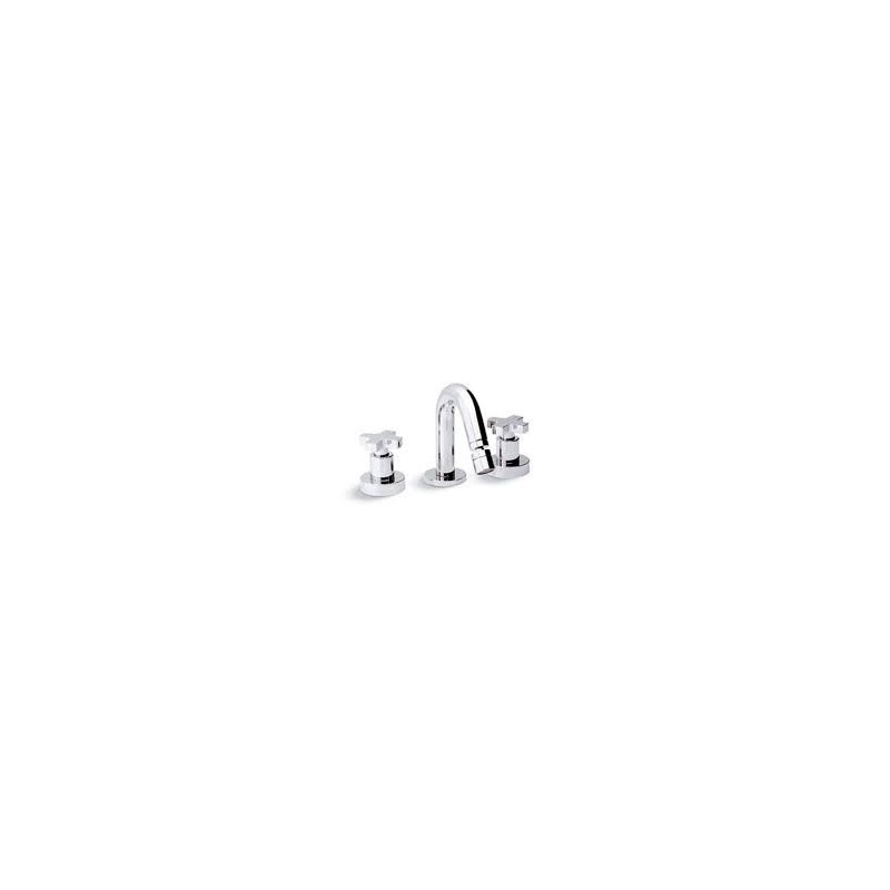 ALCOR Batterie Bidet 3 trous avec les déchets clic-clac Chrome  Bongio 42503 BONGIO RUBINETTERIE  - 1