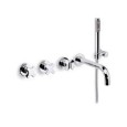 ALCOR Groupe Bath encastré avec set de douche duplex Chrome  Bongio 42530-D BONGIO RUBINETTERIE  - 1
