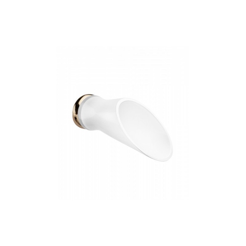SOFFI Murano Glass Bocca Vasca Incasso Bianco/Foglia oro  Bongio 609720R77 BONGIO RUBINETTERIE  - 1