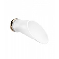 SOFFI Murano Glass Bocca Vasca Incasso Bianco/Foglia oro  Bongio 609720R77 BONGIO RUBINETTERIE  - 1