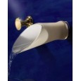 SOFFI Murano Glass Built-in basin spout White/golden leaf  Bongio 60978OR77 BONGIO RUBINETTERIE  - 1