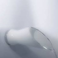 SOFFI Murano Glass Bouche évier encastré Blanc / Chrome  Bongio 60978CR44 BONGIO RUBINETTERIE  - 1