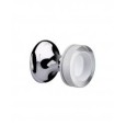 SOFFI Murano Glass Einbau Umsteller Weiss-Chrome  Bongio 60525CR44 BONGIO RUBINETTERIE  - 1