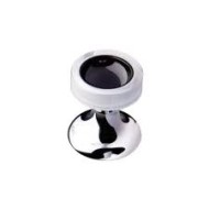 SOFFI Murano Glass Umsteller  Wannenrandmontage  Schwarz-Weiss-Chrome  Bongio 60535CR99 BONGIO RUBINETTERIE  - 1