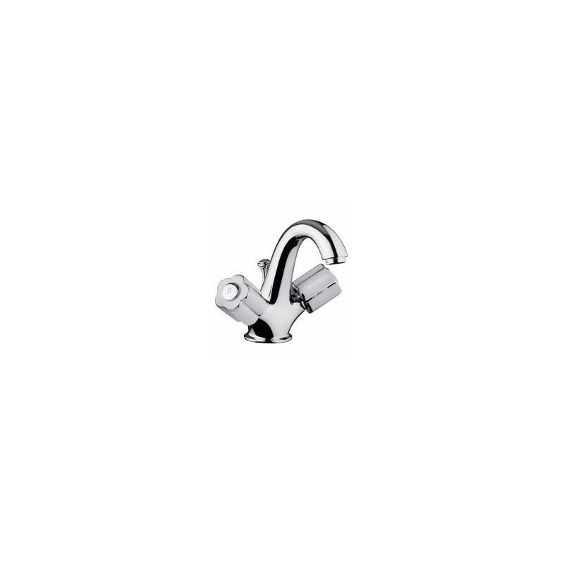 FLEUR BLANC Un trou évier échappement complet 1.1/4" Chrome  Bongio 11521 BONGIO RUBINETTERIE  - 1