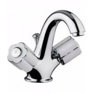 FLEUR BLANC Un trou évier échappement complet 1.1/4" Chrome  Bongio 11521 BONGIO RUBINETTERIE  - 1