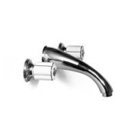 FLEUR BLANC Groupe de évier encastré à mur Bouche 190mm Chrome  Bongio 11538 BONGIO RUBINETTERIE  - 1