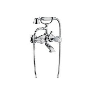 FLEUR BLANC Wannenarmatur mit Brauseset  Chrome  Bongio 11526 BONGIO RUBINETTERIE  - 1