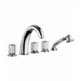 FLEUR BLANC Wannenarmatur Wannenrandmontage 5 Loch Chrome  Bongio 11531-D BONGIO RUBINETTERIE  - 1