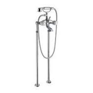 FLEUR BLANC Wannenarmatur mit Standfüßen am Boden mit Brauseset  Chrome  Bongio 11528 BONGIO RUBINETTERIE  - 1
