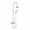 FLEUR BLANC Duschenarmatur mit schlauch, Duschkopf und Brauseset duplex Chrome  Bongio 11537-D BONGIO RUBINETTERIE  - 1