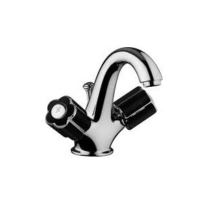FLEUR NOIR Un trou évier échappement complet 1.1/4" Chrome  Bongio 12521 BONGIO RUBINETTERIE  - 1