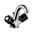 FLEUR NOIR Single hole basin mixer with pop-up waste 1.1/4" Chrome  Bongio 12521 BONGIO RUBINETTERIE  - 1