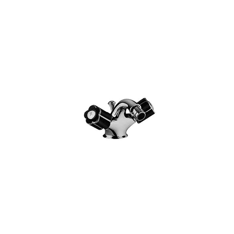 FLEUR NOIR Single hole bidet mixer with pop-up waste 1.1/4" Chrome  Bongio 12522 BONGIO RUBINETTERIE  - 1