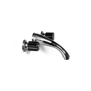 FLEUR NOIR Groupe de évier encastré à mur Bouche 190mm Chrome  Bongio 12538 BONGIO RUBINETTERIE  - 1