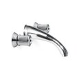 IMPERO Groupe de évier encastré à mur Bouche 190mm Chrome  Bongio 06538 BONGIO RUBINETTERIE  - 1