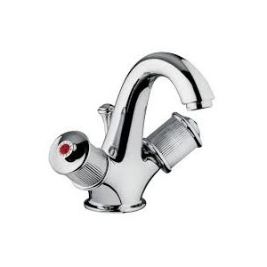 IMPERO Einloch Armatur mit Ablaufgarnitur 1.1/4" Chrome  Bongio 65521 BONGIO RUBINETTERIE  - 1