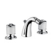 CRISTALLO Bidetarmatur 3 Loch Hahn mit Ablaufgarnitur 1.1/4" Chrome  Bongio 04503 BONGIO RUBINETTERIE  - 1
