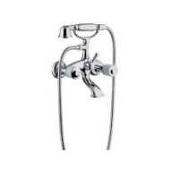 CRISTALLO Wannenarmatur mit Brauseset Chrome  Bongio 04526 BONGIO RUBINETTERIE  - 1