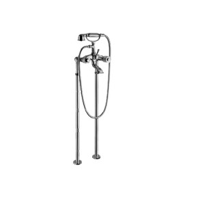 CRISTALLO Wannenarmatur mit Standfüßen am Boden mit Brauseset Chrome  Bongio 04528 BONGIO RUBINETTERIE  - 1