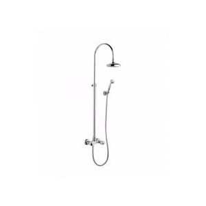 CRISTALLO Duschenarmatur mit schlauch, Duschkopf und Brauseset duplex Chrome  Bongio 04537-D BONGIO RUBINETTERIE  - 1