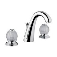 RIVOLI Batterie Sink 3 trous complete échappement 1.1/4" Chrome  Bongio 05501 BONGIO RUBINETTERIE  - 1