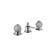 RIVOLI Bidetarmatur 3 Loch mit  Umsteller, doccia und Ablaufgarnitur 1.1/4" Chrome  Bongio 05502-D BONGIO RUBINETTERIE  - 1