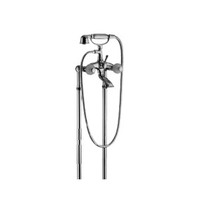 RIVOLI Groupe Bath externe sur les colonnes du sol avec set de douche Chrome  Bongio 05528 BONGIO RUBINETTERIE  - 1