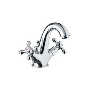 AXEL Monoforo Lavabo Completo di scarico 1.1/4" Cromo  Bongio 15521 BONGIO RUBINETTERIE  - 1